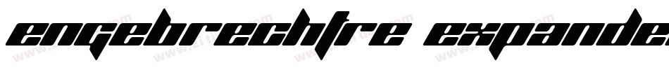 Engebrechtre Expanded_0字体转换